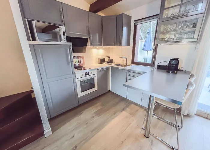 Appartement Charmante Climatisée Avec Piscine, Parking Privé Et Proche Plage, Idéale Pour Au Calme - Fr-1-607-158 Agde